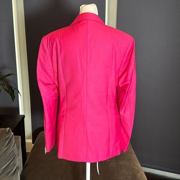 Men’s Pink 2 Piece Suit Two Button Slim Fit Size 30 Jacket 29 Pants NWT - Picture 3 of 12